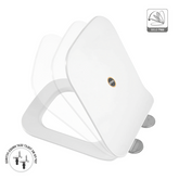 Trueliving_UF Square Toilet Seat Cover (Soft Close) width 35 cm, length 40-41 cm. width 36 cm, length 41-48 cm.